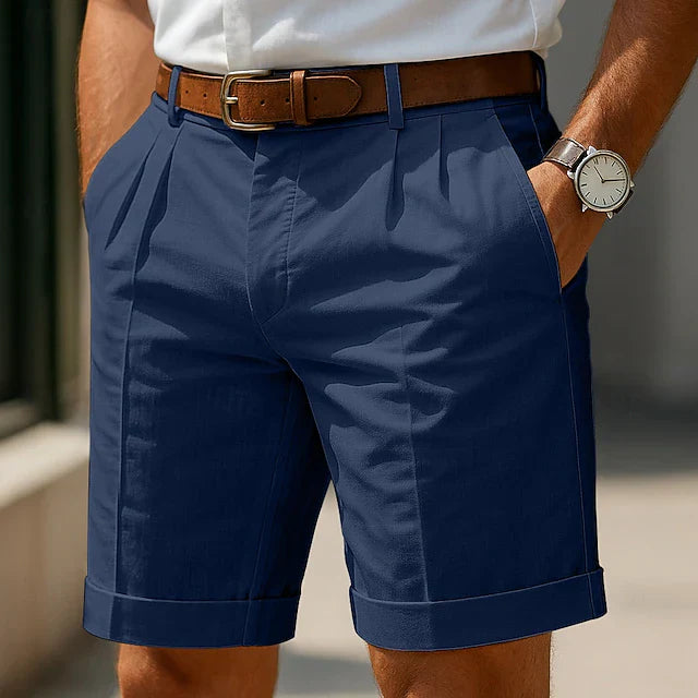 MAISON VALÉRIE | Short d'été plissé pour hommes