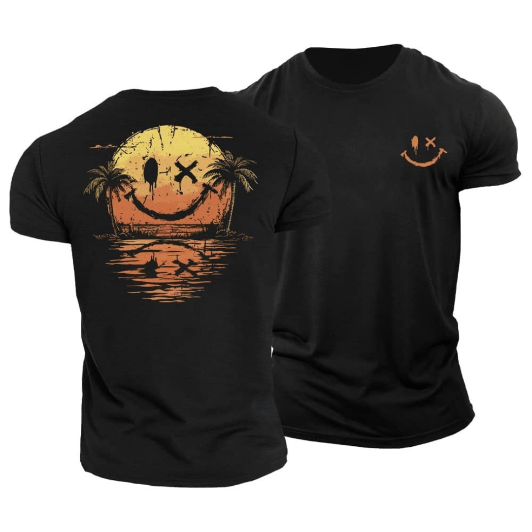 MAISON VALÉRIE | T-shirt graphique d'été pour hommes