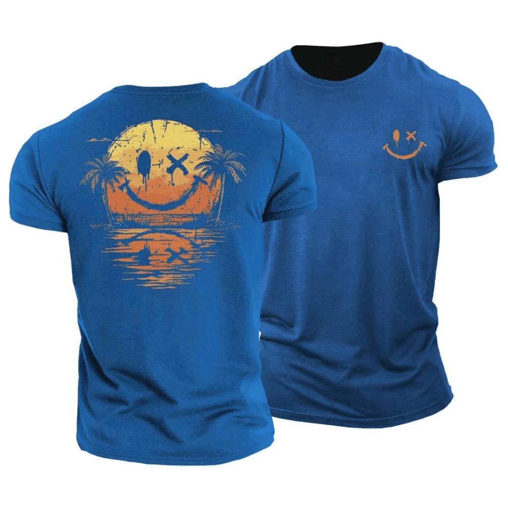 MAISON VALÉRIE | T-shirt graphique d'été pour hommes