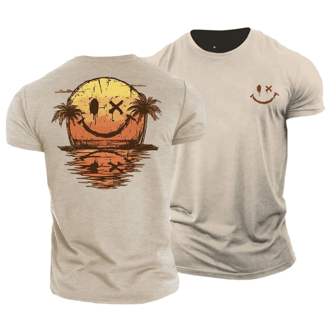 MAISON VALÉRIE | T-shirt graphique d'été pour hommes