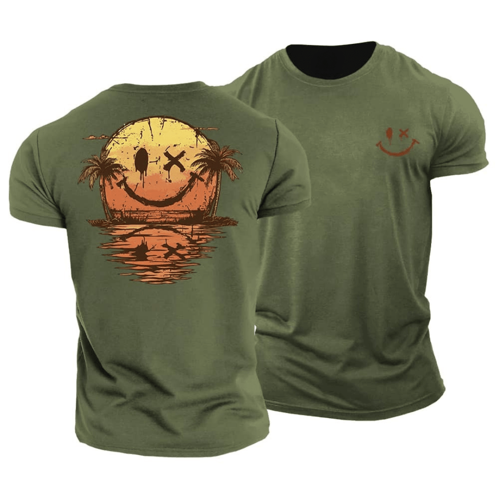MAISON VALÉRIE | T-shirt graphique d'été pour hommes